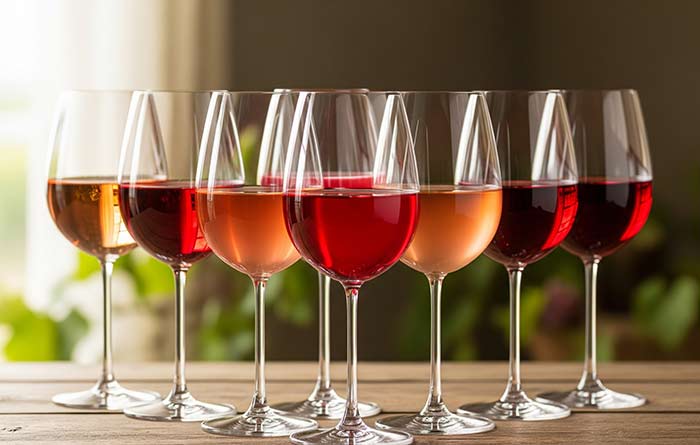Tecnovino- DÍa Mundial del Vino Rosado, 11 junio, copas