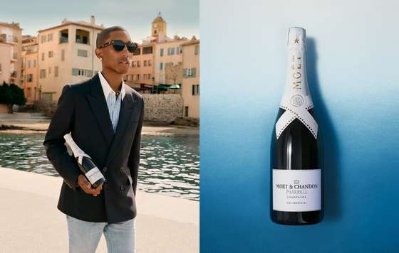 Tecnovino- Moët & Chandon y Pharrell Williams rediseñan Moët & Chandon Ice Impérial