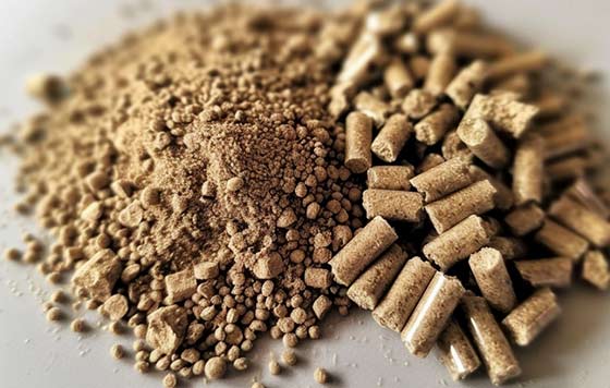 Tecnovino- lana de oveja suelos cultivos. fertilizante: Lanopellet de Maslana, pellets