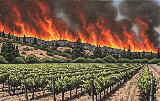 Tecnovino- impacto incendios España viñedo