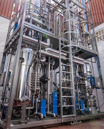 Tecnovino- planta de desalcoholización Aragón de Destilerias San Valero