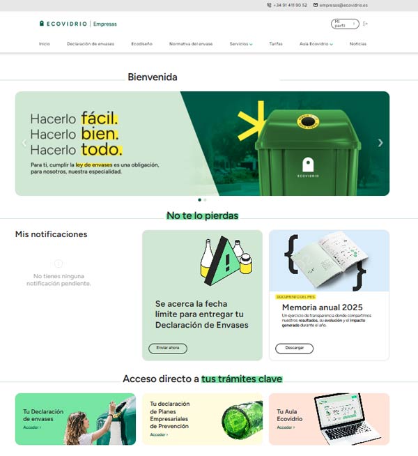 Tecnovino - Ecovidrio web de empresas normativa de envases 1